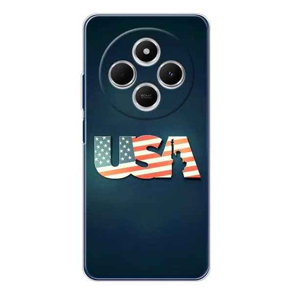 Чехол с рисунком «USA» для TECNO Spark 30 Чехол с рисунком «USA» для TECNO Spark 30