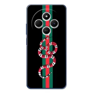 Чехлы Бренд GUCCI для Tecno Spark 30 (Змей Гуччи)