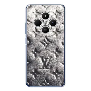Текстурный Чехол Louis Vuitton для Текно Спарк 30С (Бежевый ЛВ)