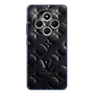 Текстурный Чехол Louis Vuitton для Текно Спарк 30С (Черный ЛВ)