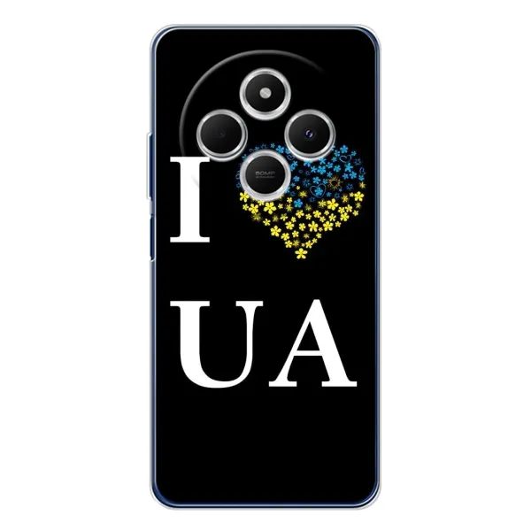 Чехол с рисунком «I Love UA» для TECNO Spark 30C Чехол с рисунком «I Love UA» для TECNO Spark 30C