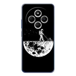 Силіконовый Чохол з принтом "Космонавти" на Tecno Spark 30C (Космонавт)