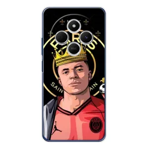 Чехол (TPU) с Футболистом на Tecno Spark 30C (Mbappe King)