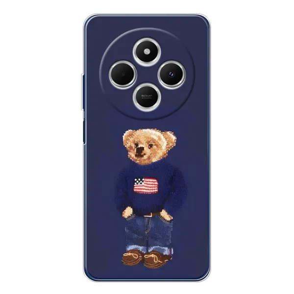 Чехол с рисунком «Мишка USA» для TECNO Spark 30C