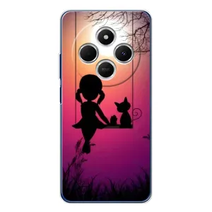 Дівчачий Чохол для Tecno Spark 30C (На гойдалці)