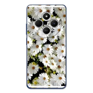 Чехол с ромашками на Tecno Spark 30C (Рамка в ромашках)