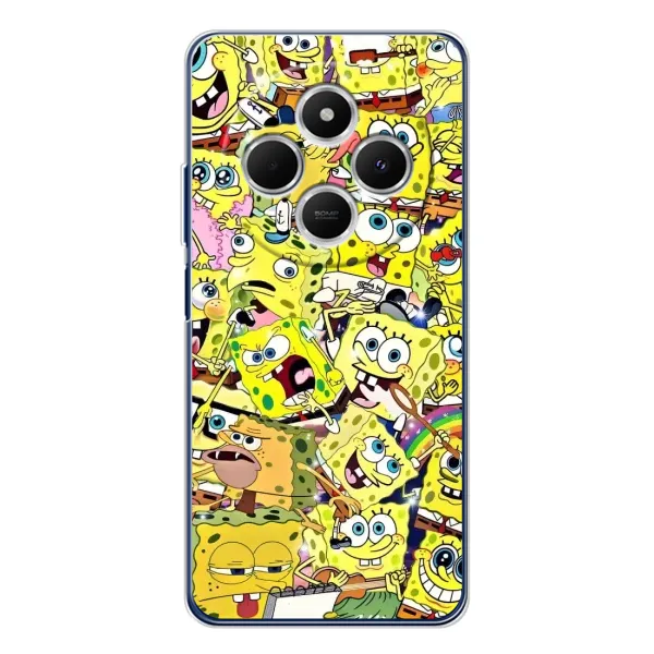 Чехол с рисунком «Спанч Боб Арт» для TECNO Spark 30C Чехол с рисунком «Спанч Боб Арт» для TECNO Spark 30C