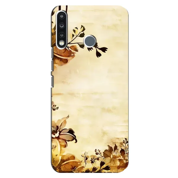 Чохол з малюнком «Арт-квіти» для TECNO Spark 4 Чохол з малюнком «Арт-квіти» для TECNO Spark 4
