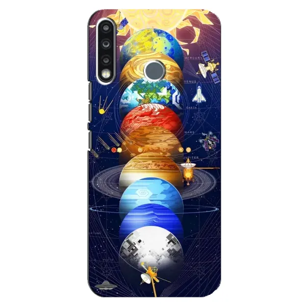 Чехол с рисунком «Арт планети» для TECNO Spark 4 Чехол с рисунком «Арт планети» для TECNO Spark 4