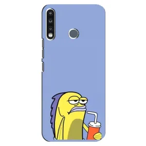 Бампер с принтом Мемы для TECNO Spark 4 (Безразличие)