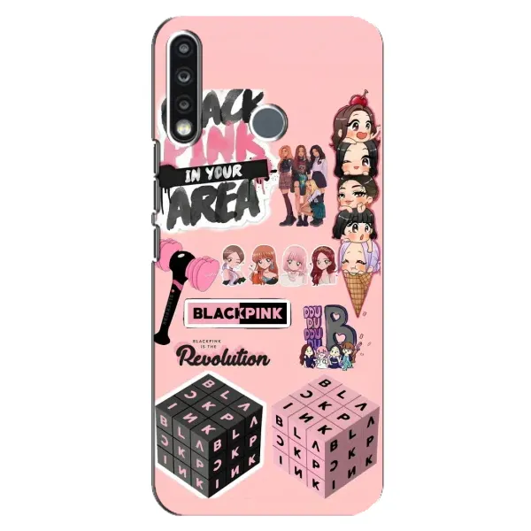 Чехол с рисунком «BLACK PINK коллаж» для TECNO Spark 4 Чехол с рисунком «BLACK PINK коллаж» для TECNO Spark 4