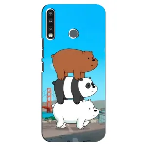 Чехлы с Пандами на TECNO Spark 4 (Друзья)
