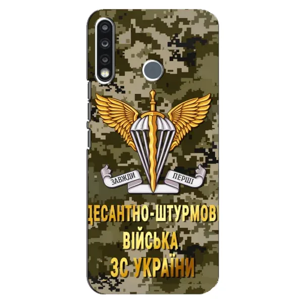 Чохол з малюнком «ДШВ ЗСУ» для TECNO Spark 4 Чохол з малюнком «ДШВ ЗСУ» для TECNO Spark 4