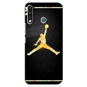 Силиконовый Чехол Nike Air Jordan на Техно Спарк 4 (Джордан 23)