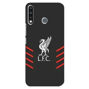 Силиконовые Чехлы принт Футбол на TECNO Spark 4 (Эмблема Liverpool)