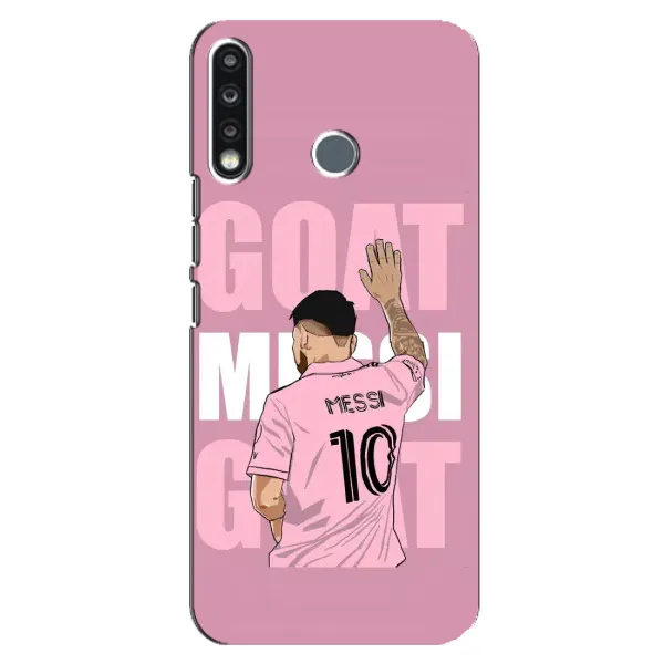 Чехол с рисунком «GOAT MESSI» для TECNO Spark 4 Чехол с рисунком «GOAT MESSI» для TECNO Spark 4
