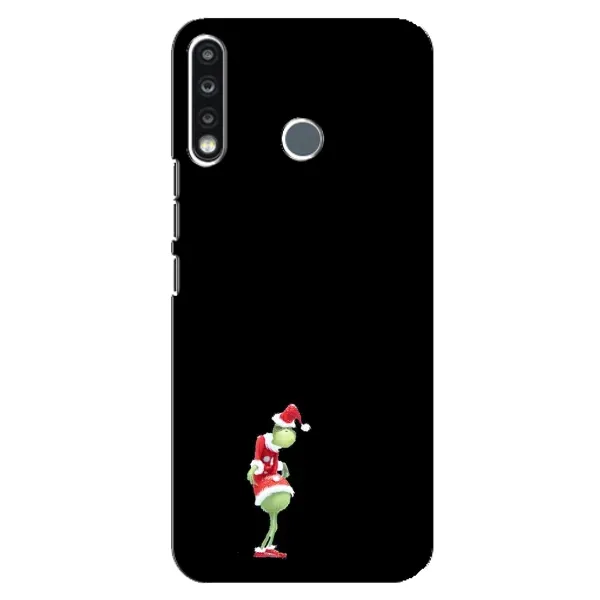 Чехол с рисунком «Гринч на чорном» для TECNO Spark 4 Чехол с рисунком «Гринч на чорном» для TECNO Spark 4