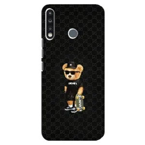Чехлы Мишка Тедди для Техно Спарк 4 (GUCCI Teddy)