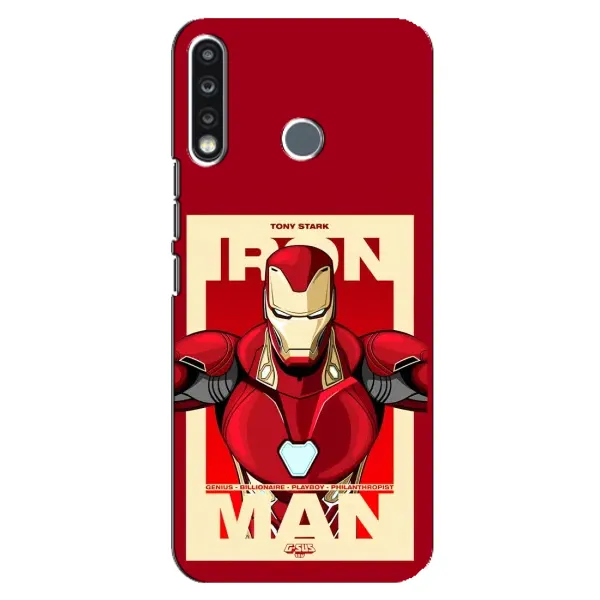 Чехол с рисунком «Iron man» для TECNO Spark 4 Чехол с рисунком «Iron man» для TECNO Spark 4