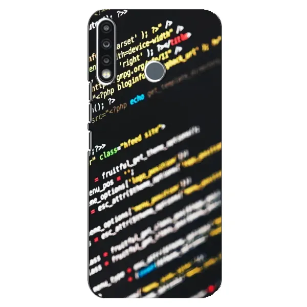 Чохол з малюнком «Код» для TECNO Spark 4 Чохол з малюнком «Код» для TECNO Spark 4