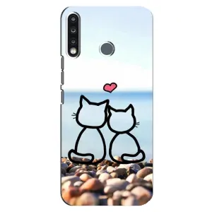 Силиконовые Чехлы Любимому человеку для TECNO Spark 4 (Котейки)