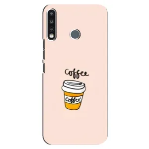 Чехол с изображением вкусной еды для TECNO Spark 4 (Кружка кофе)