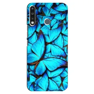 Силиконовый бампер с картинкой животных для TECNO Spark 4 (Крылья бабочек)
