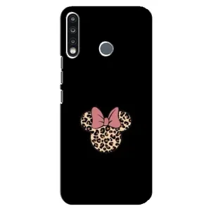 Чехол с леопардовым принтом на TECNO Spark 4 (Леопардовая Минни)