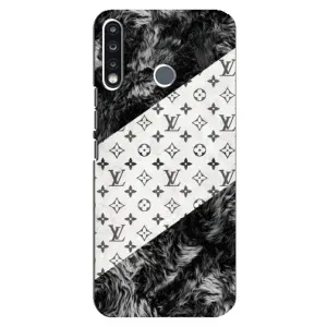 Чехол Стиль Louis Vuitton на TECNO Spark 4 (LV на белом)