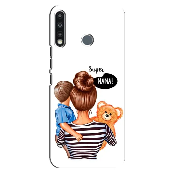 Чехол с рисунком «Мама и сын» для TECNO Spark 4 Чехол с рисунком «Мама и сын» для TECNO Spark 4