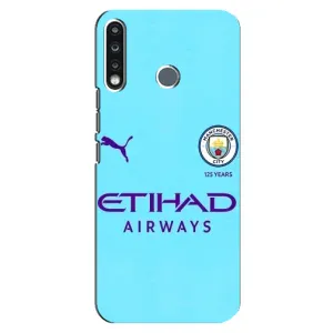 Силиконовые Чехлы принт Футбол на TECNO Spark 4 (Man City)