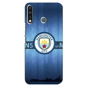 Силиконовые Чехлы принт Футбол на TECNO Spark 4 (ManCity)