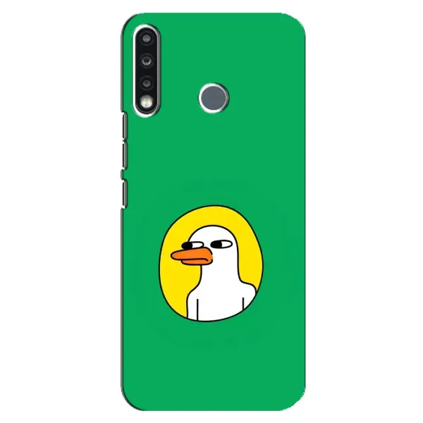 Чехол с рисунком «Мем Утка» для TECNO Spark 4 Чехол с рисунком «Мем Утка» для TECNO Spark 4