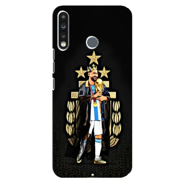 Чехол с рисунком «Месси король» для TECNO Spark 4 Чехол с рисунком «Месси король» для TECNO Spark 4
