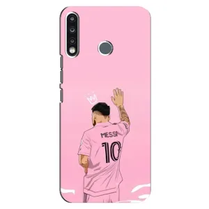 Чехлы Лео Месси в Майами на TECNO Spark 4 (Месси Маями)