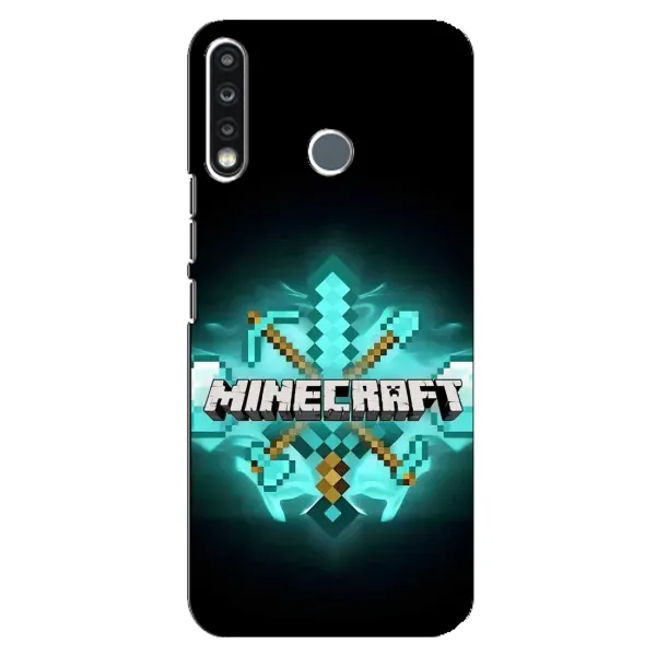 Чехол с рисунком «MineCraft 2» для TECNO Spark 4