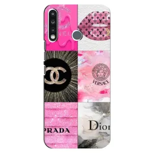 Чехол (Dior, Prada, YSL, Chanel) для TECNO Spark 4 (Модница)