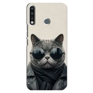 Чехол на тематику: Коты для TECNO Spark 4 (Модный кот)