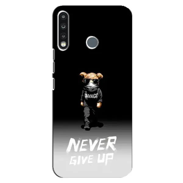 Чехол с рисунком «Never» для TECNO Spark 4 Чехол с рисунком «Never» для TECNO Spark 4