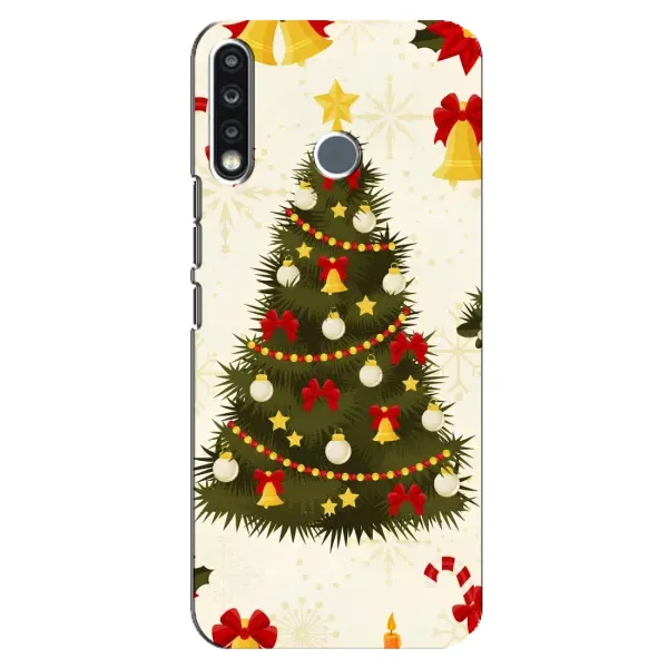Чехол с рисунком «Новогодний принт» для TECNO Spark 4 Чехол с рисунком «Новогодний принт» для TECNO Spark 4