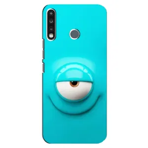 Силиконовые Чехлы (смешные стикеры) для TECNO Spark 4 (Одноглазик)