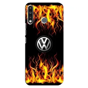 Чехол "Фольксваген" для TECNO Spark 4 (Огненный Лого)