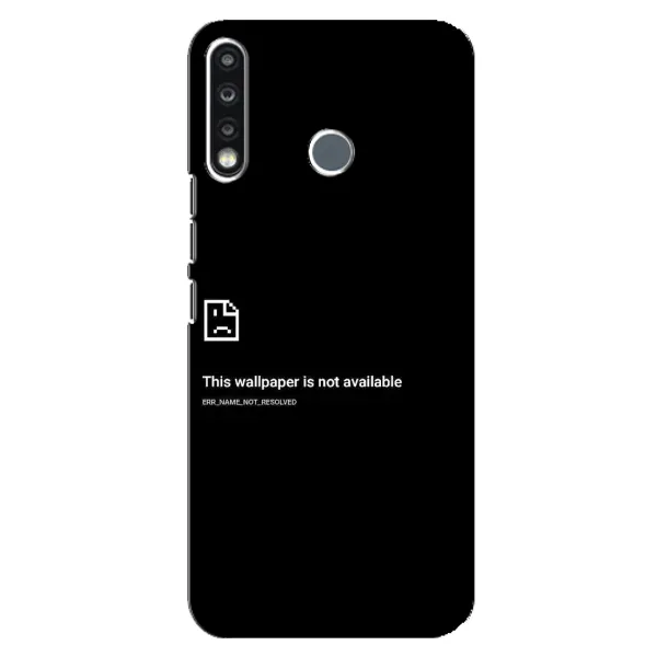 Чохол з малюнком «Помилка» для TECNO Spark 4 Чохол з малюнком «Помилка» для TECNO Spark 4