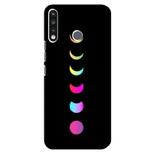 Чехол (ТПУ) с планетами на TECNO Spark 4 (Полнолуние)
