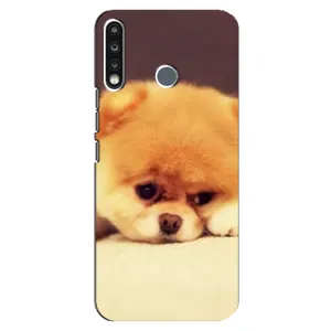 Чехол (ТПУ) Милые собачки для TECNO Spark 4 (Померанский шпиц)