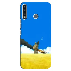 Чехлы на военную тематику для TECNO Spark 4 (Попадание)