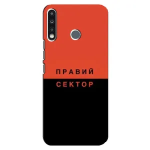 Чехлы УПА (Красно-Чёрный) на TECNO Spark 4 (Правый Серктор)