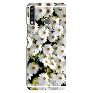 Чехол с ромашками на TECNO Spark 4 (Рамка в ромашках)