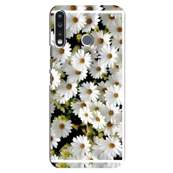 Чохол з малюнком «Рамка в ромашках» для TECNO Spark 4 Чохол з малюнком «Рамка в ромашках» для TECNO Spark 4