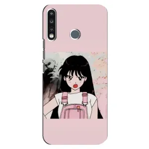 Чехол с персонажами АНИМЕ на TECNO Spark 4 (Сейлор Марс)